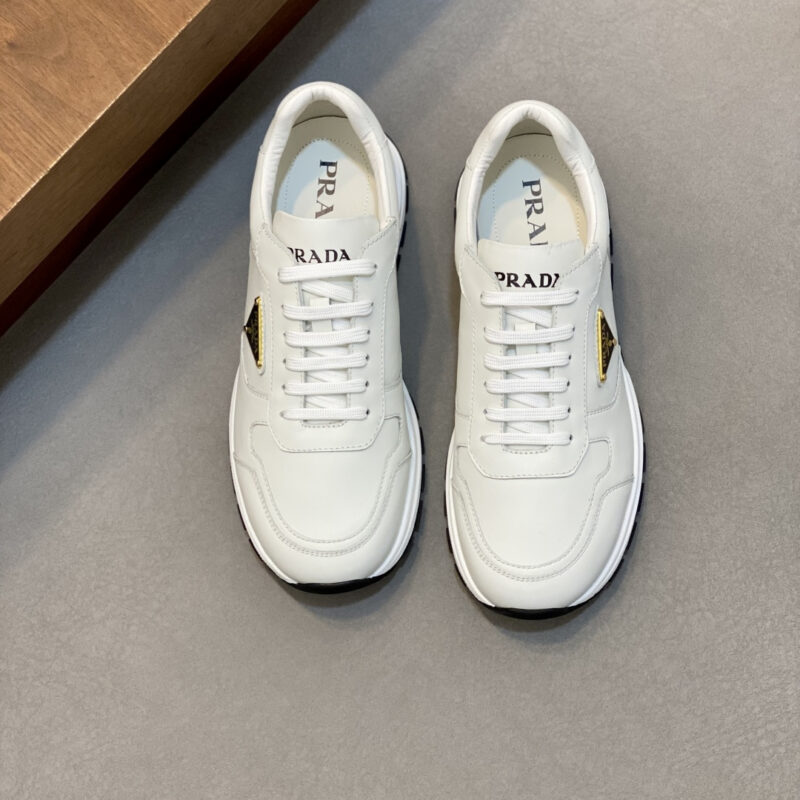 PRADA 新款男士拼接休闲运动鞋