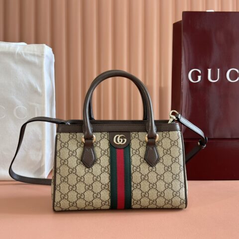 GUCCI Ophidia系列 型号：836840啡棕/pvc