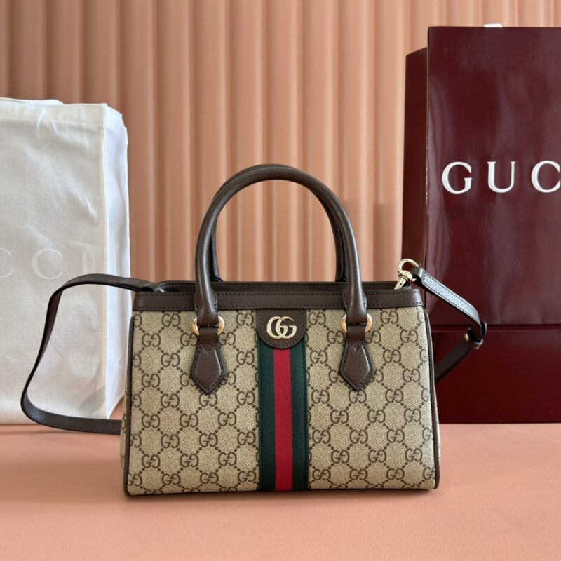 GUCCI Ophidia系列 型号:836840啡棕/pvc