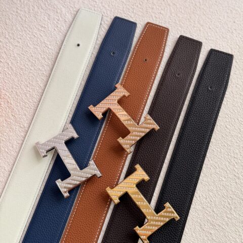 HERMES  男士双面皮腰带38mm
