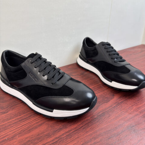 BERLUTI  Fast Track皮革运动鞋 货号：E0187 黑色