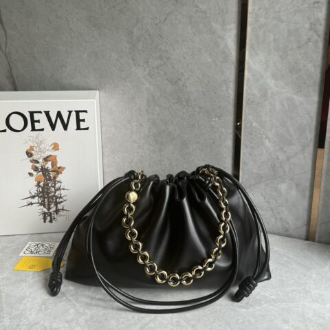 LOEWE Flamenco Purse大号金链⛓️福袋 0802 黑色
