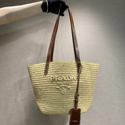 PRADA 编织托特包🎉🎉1BG653新品
