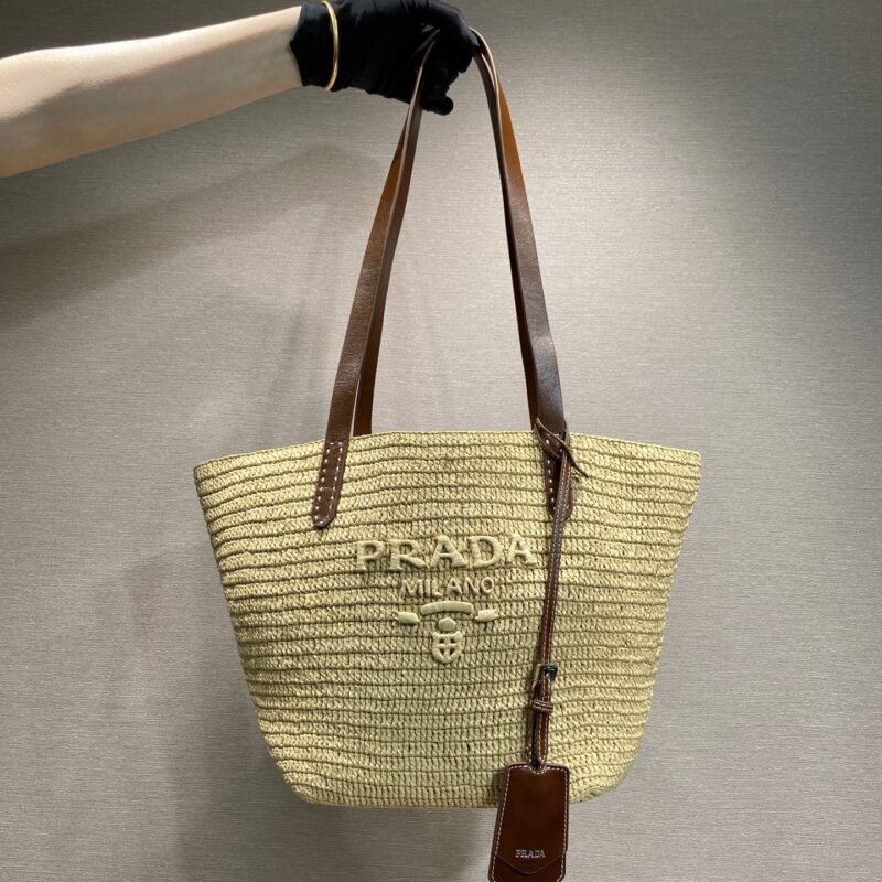 PRADA 编织托特包🎉🎉1BG653新品