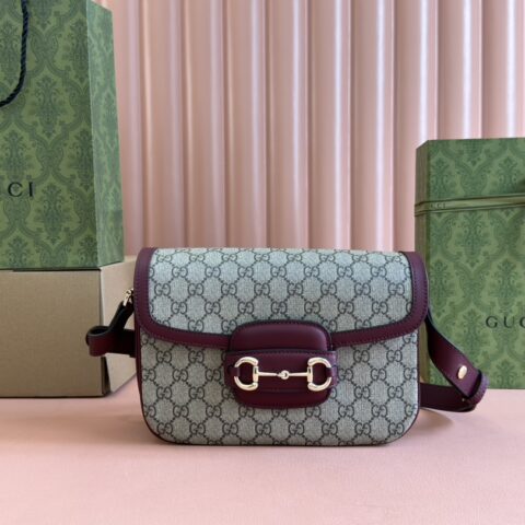 GUCCI Horsebit 1955系列小号肩背包 815178 FAD6M 8759