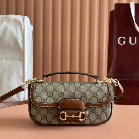GUCCI Horsebit 1955系列小号手提包 815206 FAD6M 8759