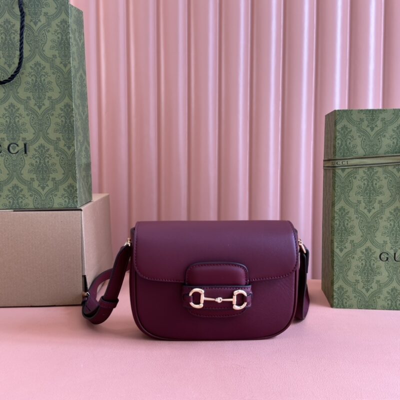 GUCCI Horsebit 1955系列迷你肩背包 款号815205 FAD6M 8759