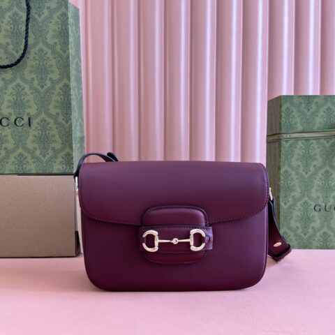 GUCCI  Horsebit 1955系列小号肩背包 815178 FAD6M 8759