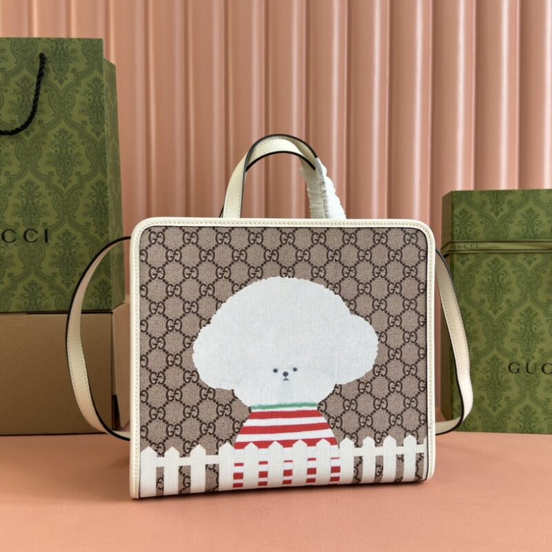 GUCCI Ophidia系列 型号:630542白色/泰迪狗