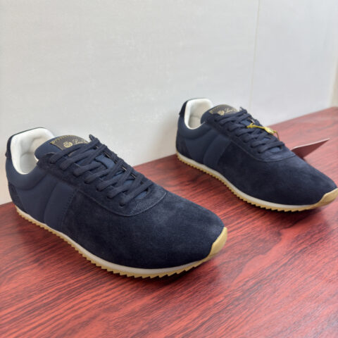 Loro Piana fast walk运动鞋 货号：FSM0066深蓝