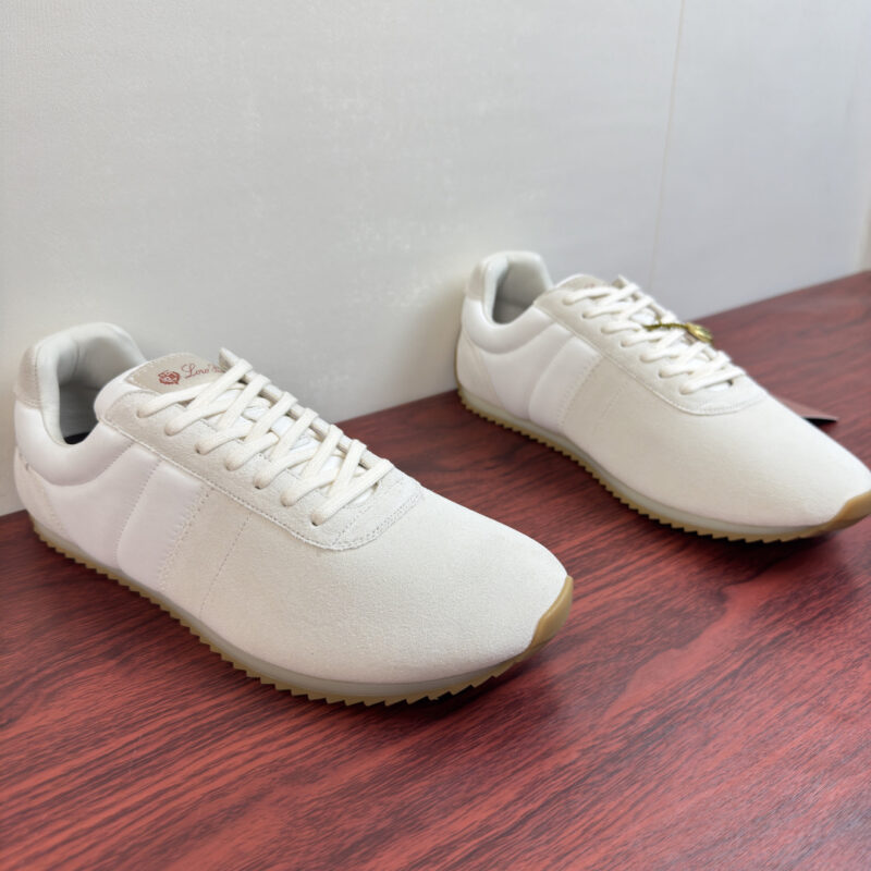 Loro Piana fast walk运动鞋 货号：FSM0066 白色