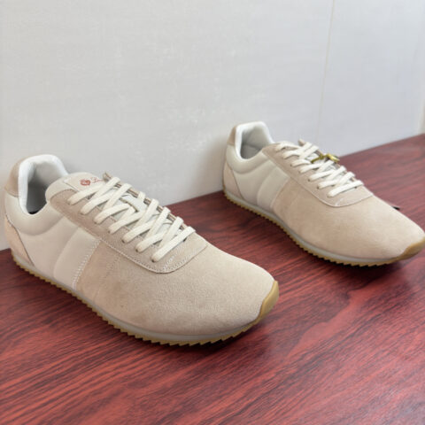 Loro Piana fast walk运动鞋 货号：FSM0066 卡其
