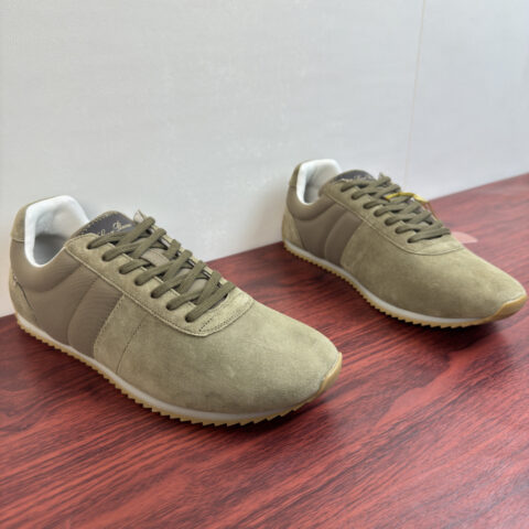 Loro Piana fast walk运动鞋 货号：FSM0066浅绿