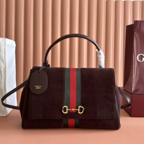 GUCCI Generation 系列 型号：875019棕色/绒皮