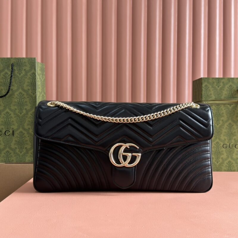 GUCCI GG Marmont系列 型号:788371 黑色