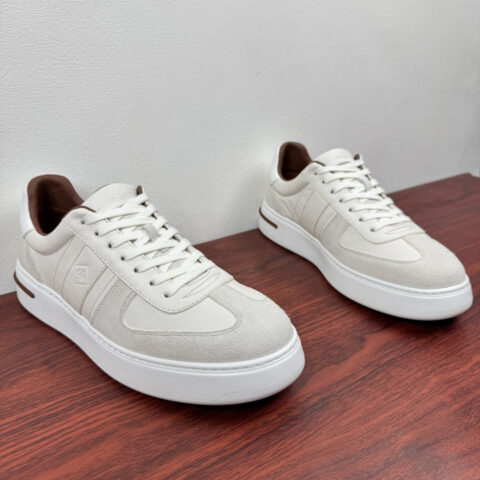 Loro Piana Tennis Walk男士运动鞋 货号：FAM1722白色