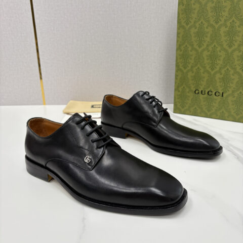 GUCCI 新品男士正装鞋皮鞋