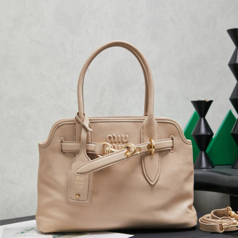 MIUMIU Aventure包袋 5BA292 奶茶杏