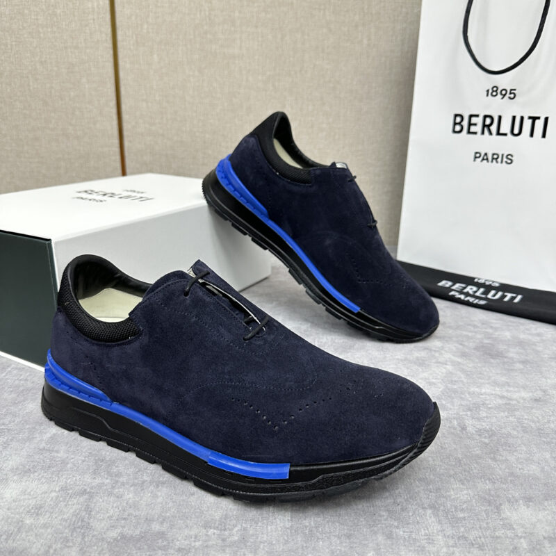 BERLUTI Fast Track皮革运动鞋