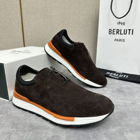 BERLUTI Fast Track皮革运动鞋