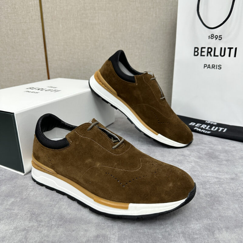BERLUTI Fast Track皮革运动鞋