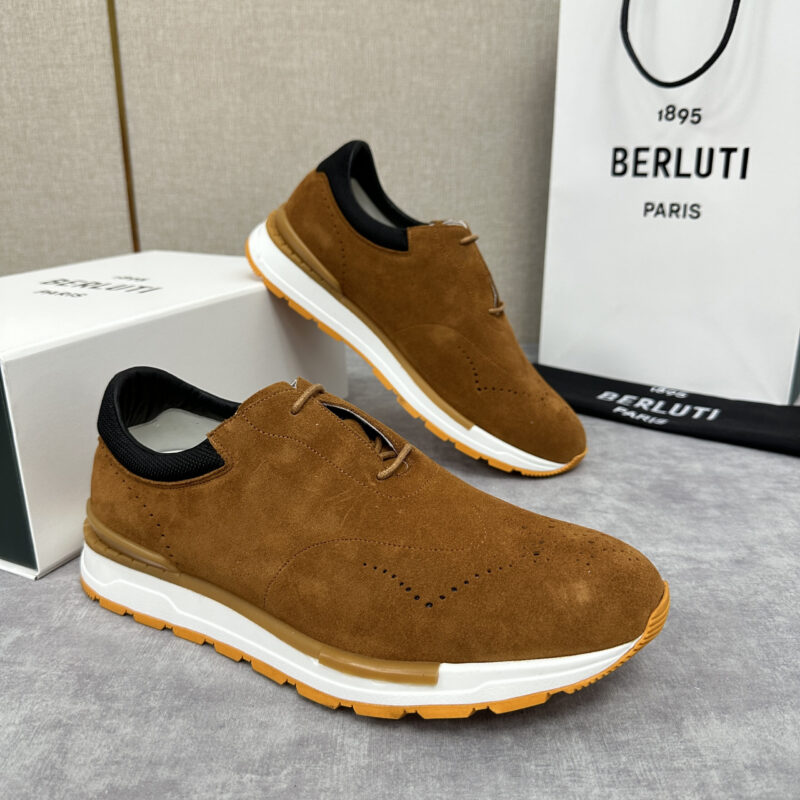 BERLUTI Fast Track皮革运动鞋
