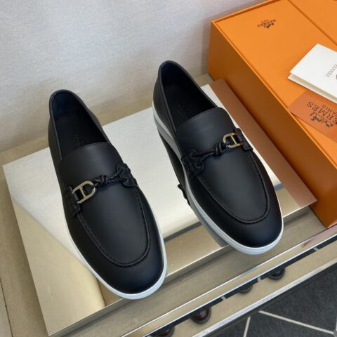 HERMES 男士轻便乐福鞋