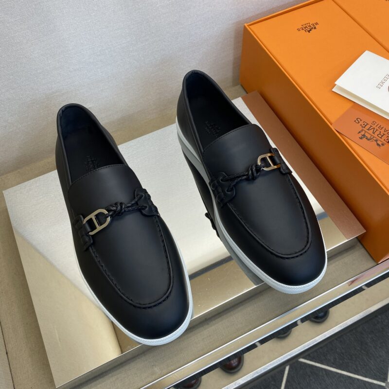 HERMES 男士轻便乐福鞋