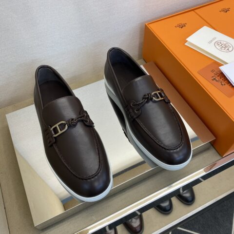 HERMES 男士轻便乐福鞋