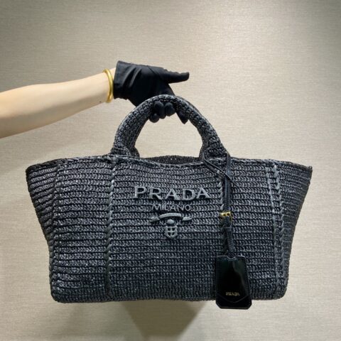 PRADA 编织托特包🎉1BG635