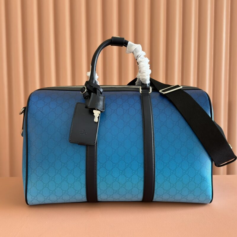 GUCCI GG Marmont系列 型号：835688渐变蓝pvc