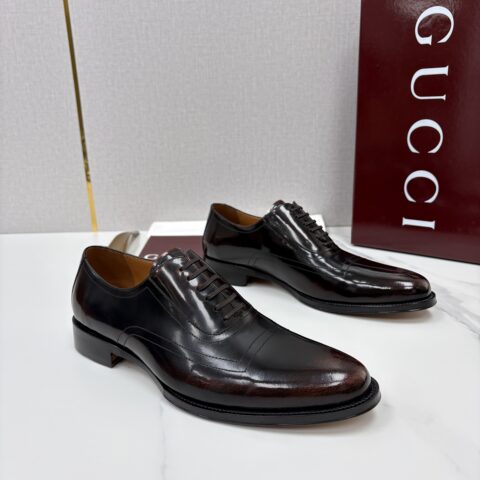 GUCCI 新品男士正装鞋皮鞋