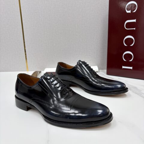 GUCCI 新品男士正装鞋皮鞋