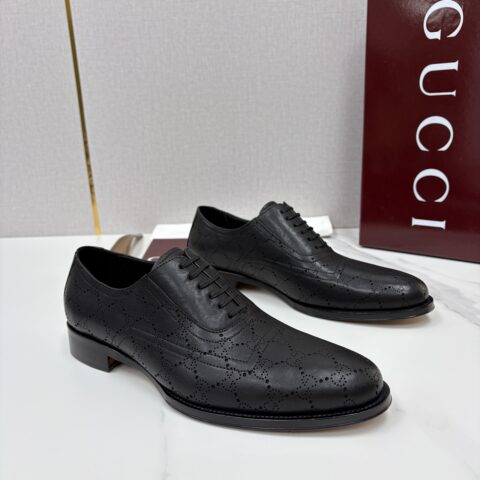 GUCCI 新品男士正装鞋皮鞋