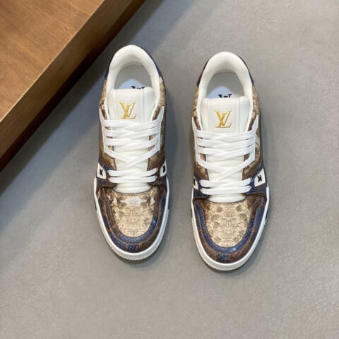 LV TRAINER蟒蛇纹运动鞋
