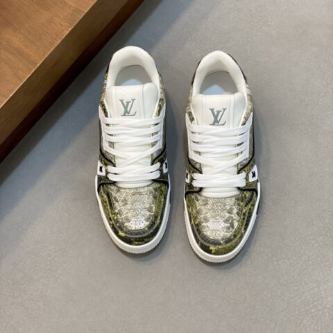 LV TRAINER蟒蛇纹运动鞋