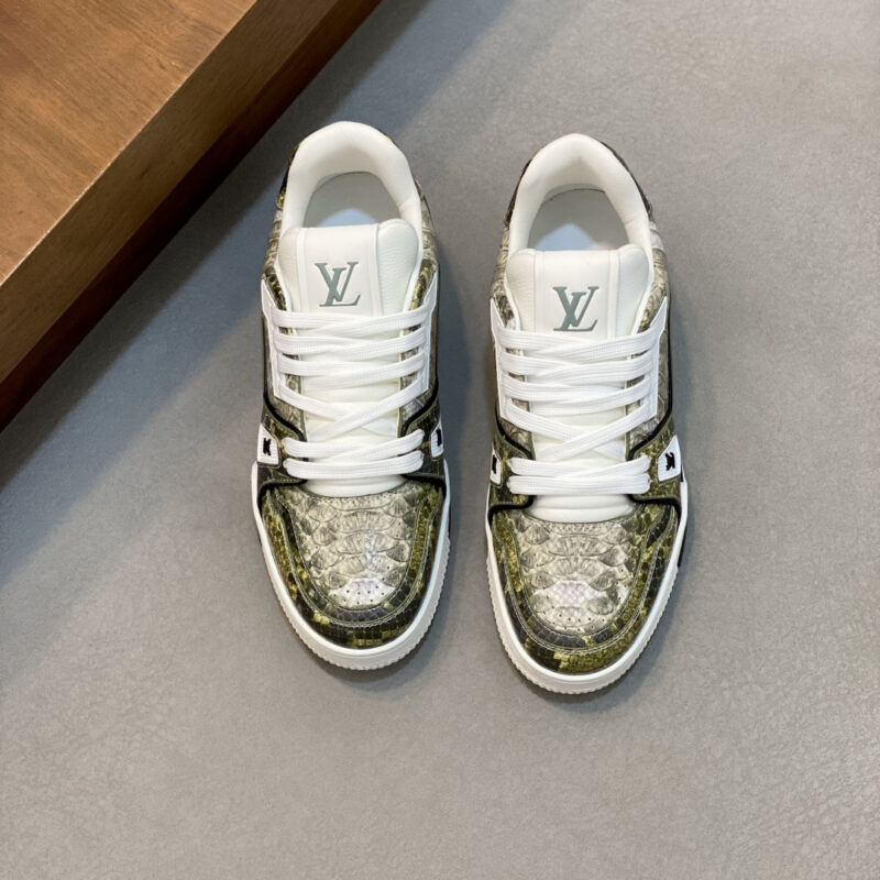 LV TRAINER蟒蛇纹运动鞋