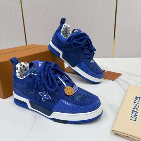 LV SKATE 复古情侣款运动鞋面包鞋