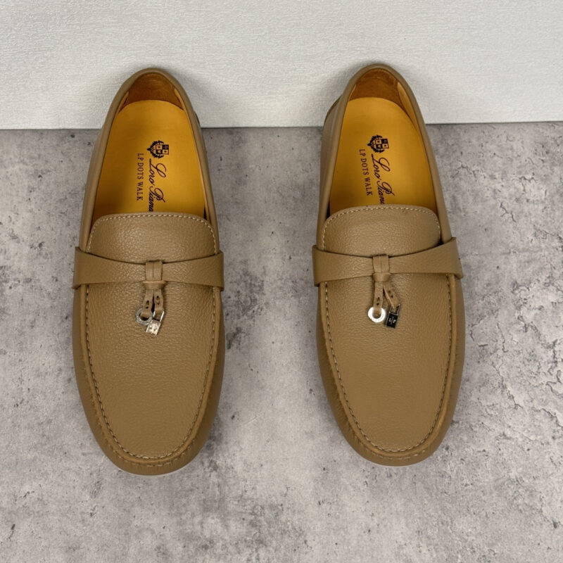 LoroPiana sole Walk男士莫卡辛鞋 货号:FAN0236皮面深棕