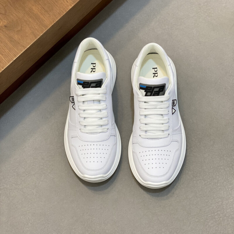 PRADA Downtown皮革休闲运动鞋