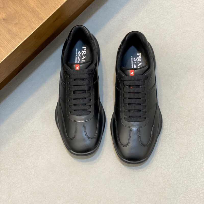PRADA 新款男士拼接休闲运动鞋