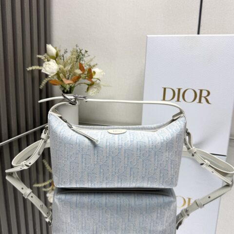 DIOR Nomad新款手拿饭盒包系列 型号:2875太空蓝