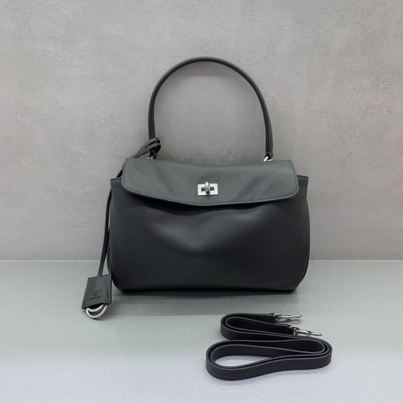 Balenciaga 𝐑𝐎𝐃𝐄𝐎 𝐁𝐀𝐆 系列手袋👜 款号:789721【小号深灰色】