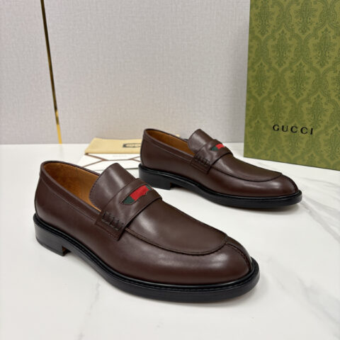 GUCCI 新品男士简约乐福鞋皮鞋