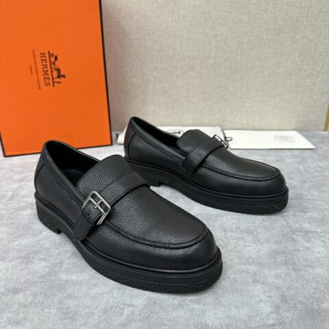 HERMES 厚底乐福鞋套脚系列