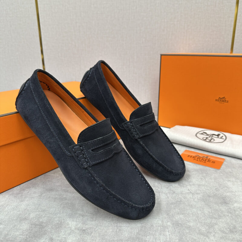 HERMES 一脚蹬豆豆鞋