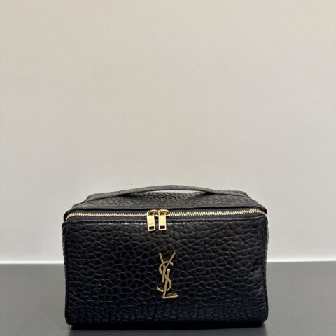 YSL 𝗚𝗔𝗕𝗬大象纹羊皮革化妆包 型号: 753171