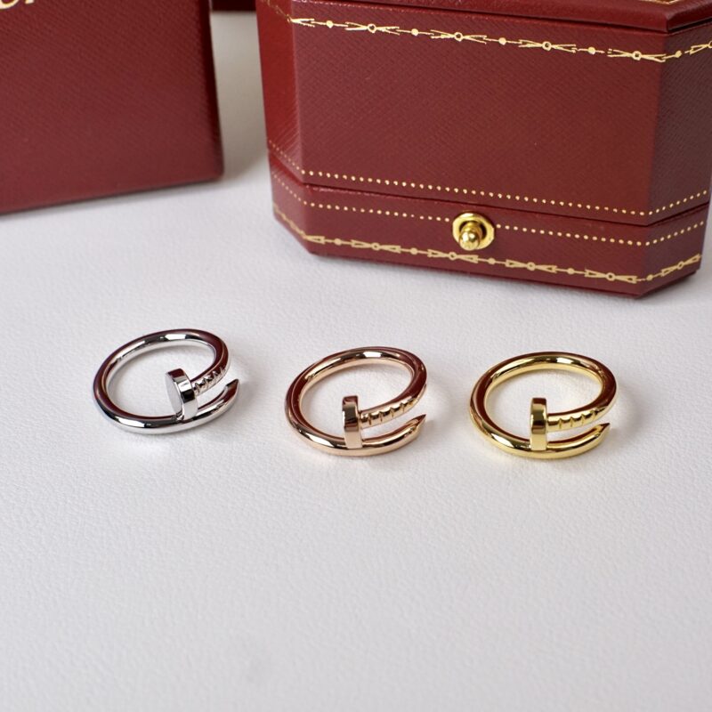 Cartier 卡地亚无钻钉子戒指
