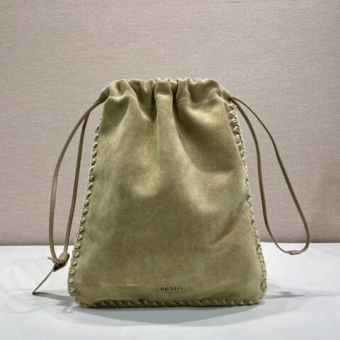 PRADA 新品手包🎉1NK063编织麂皮
