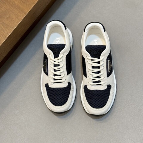 PRADA Montecarlo Re-Edition 皮革运动鞋